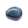 Perle preciosa elliptic 11x9.5mm blue (1buc)