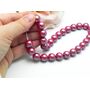 Perle preciosa maxima 12mm pearlescent red (1buc)