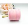 Rola snur suede 3mm roz