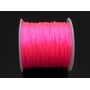 Rola Snur cu nylon pentru bratari 0.8mm roz neon (35m)