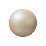Perle preciosa maxima 12mm pearlescent yellow (1buc)